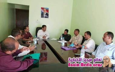 المكتب التنفيذي بمديرية مقبنة  يعقد إجتماعه الدوري  الرابع  لعام 2019م        