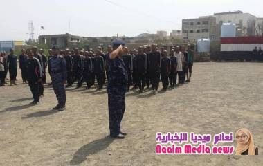 مدير عام شرطة محافظة تعز يتفقد المركز التدريبي لشرطة  الدوريات ومبنى البحث الجنائي 