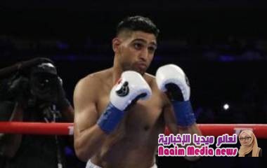 الملاكم البريطاني أمير خان يهزم منافسه على بطولة العالم بيلي ديب في السعودية
