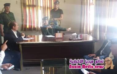 مدير عام شرطة محافظة تعز يتفقد مبنى البحث الجنائي  