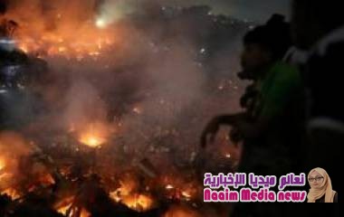 النيران تلتهم 15 ألف منزل في أحد الأحياء العشوائية في بنغلاديش