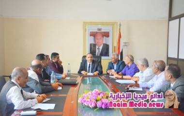 وكيل محافظة تعز يشدد على ضرورة تفعيل دور مكاتب تحصيل الموارد المالية في المحافظة