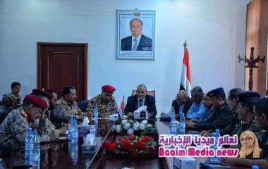 اجتماع مشترك للسلطة المحلية واللجنة الأمنية يشيد بحكمة القيادة السياسية ويقر عدد من الإجراءات الأمنية بالمحافظة