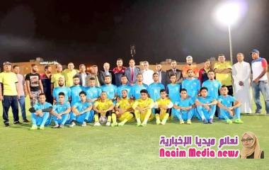 وزير الشباب والرياضة نايف البكري يزور معسكر المنتخب الوطني الأول ويكرمهم بـ20 مليون