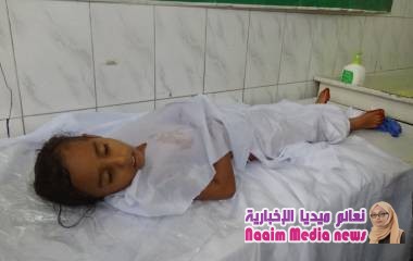 لولوة طفلة الخمسه اعوام تقنص من قناص حوثي