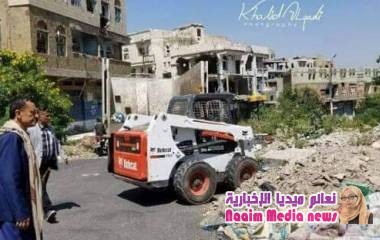 تعز.. بدء رفع السواتر الترابية استعداداً لفتح المنفذ الشرقي للمدينة