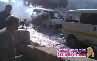 قصف لمايشيا الحوثي على حي الروضه