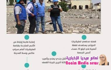 ‏مقتل جندي يمني وإصابة ضابط ارتباط برصاص مليشيا الحوثي في نقطة مراقبة بالحديدة ‎