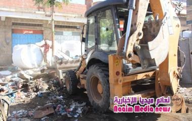 شاهد بالصور حملة ازله العشوائيات بتعز