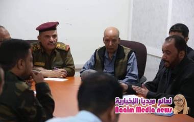 قائد محور تعز يرأس أول اجتماع للجنة الطبية الجديدة