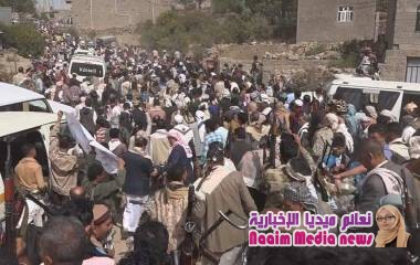 احتشاد ابنا جبل صبر بتعز