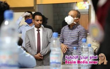 تنسيق الجهود في مواجهة كورونا من قبل مدير الصحه والشباب