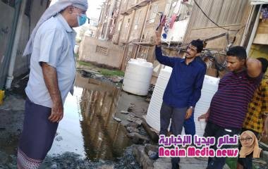 تجاوبنا مع شكوى المواطنيين عن اختلاط مياة الشرب مع مياة الصرف الصحي بحي السعادة