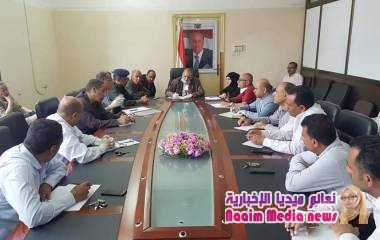 لجنة الطوارئ بتعز تناقش توفير الموارد لمواجهة كورونا