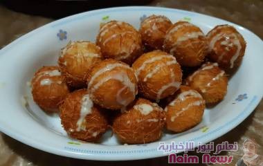 لقيمات بالشعيريه (الطريقه في الصور )