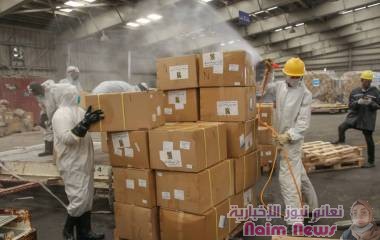 استكمال شحنة الامدادات الطبية المقدمة من مجموعة هائل سعيد أنعم وشركاه