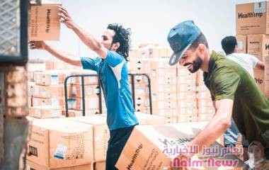 وصول الدفعة الرابعة والاخيرة من شحنة الامدادات الطبية المقدمة من مجموعة هائل سعيد أنعم وشركاه لمواجهة كوفيد19 في اليمن