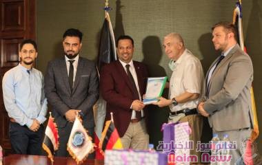 *ناقش سبل الدعم الاقتصادي لبلادنا :* *العميد السعيدي يلتقي رئيس القسم الاقتصادي الاقليمي لدى المانيا الاتحادية .*