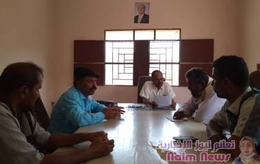 اكد تفعيل عمل مكتب المالية. مدير نصاب يدشن العمل في تصفية بئرين لمشروع المياه ب٩٥٠٠دولار.