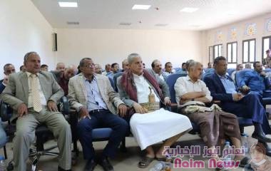 وكيل اول محافظة تعز يترأس اجتماعا بمدراء عموم مديريات المحافظة في مدينة التربة