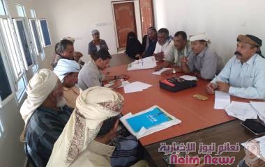 تنفيذي نصاب يناقش عددا من تقارير القطاعات الخدمية بالمديرية.