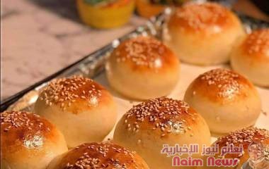 خبز البرجر بالزبدة