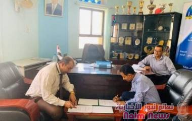 ايمن المخلافي يوقع اتفاقية تعاون مع جامعة تعز 