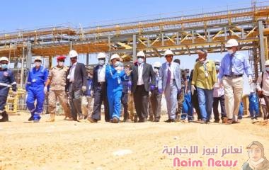 الوزير العود يشيد بجهود الشركة اليمنية للاستثمارات وo m vالنمساوية للنفط بشبوة