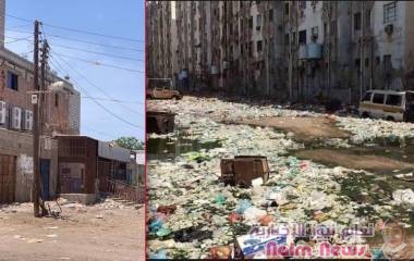 انفجار أنابيب الصرف الصحي وتساقط أسلاك الكهرباء في عدن