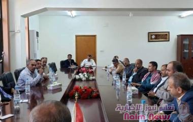 السلطة المحلية ترعى إجتماع لبحث الشراكة والتعاون بين جامعتي تعز والحديدة