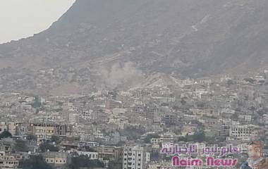 تعز : عاجل مليشيا الحوثي الانقلابية تقصف الاحياء السكنية في شرق المدينة