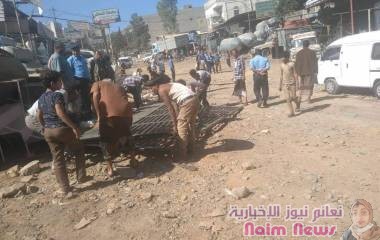 استمرار حملة إزالة العشوائيات من شوارع المدينة