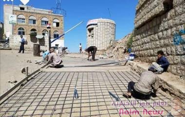 " اشغال تعز " شحة الامكانيات تعيق جهود تاهيل البنية التحتية وصيانة الشوارع   