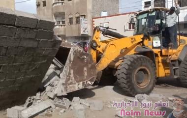 *مدير المنصورة يؤكد حرص قيادة السلطة المحلية على إزالة الإستحداثات العشوائية المخالفة والحفاظ على الممتلكات العامة والخاصة