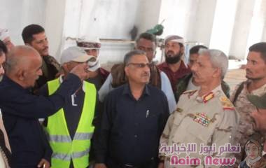 *محافظ لحج يتفقد سير العمل الجاري في سوق صبر المركزي بمديرية تبن