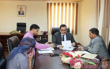 وزير الزراعة والثروة السمكية يلتقي مدراء فروع هيئة المصائد في سقطرى وشبوة