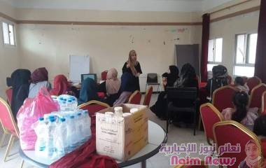 ضمن سلسلة الدورات التنشيطية لجماعات الوساطة و السلام الطلابية:  دورة الشرعة الدولية لحقوق الإنسان و القانون الدولي الإنساني بمدرسة الشهيدة نعمة رسام 