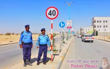 تدشين عملية تركيب 320 لوحة من الشواخص المرورية في مدينة عتق بشبوة 