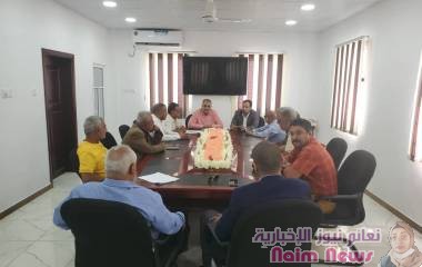 الماس وباهرمز يعقدان أجتماع موسع مع أدارة صندوق صيانة الطرق بعدن
