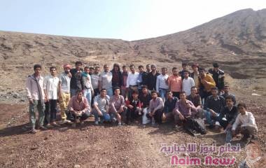 زيارات تطبيقية لطلاب قسم الجيولوجيا بكلية النفط بشبوة .