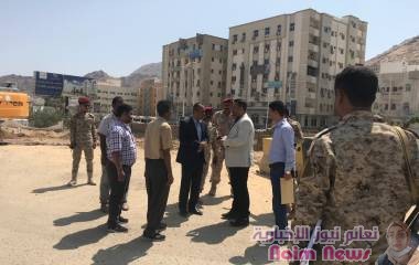 تدشين العمل في بناء المعرض التجاري للمؤسسة الاقتصادية اليمنيةبالمكلا