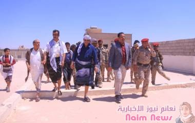 بتوجيهات فخامة رئيس الجمهورية* *قيادة المؤسسة الاقتصادية تزور محافظة شبوة لتنفيذ مشاريع استراتيجية عسكرية و مدنية* 