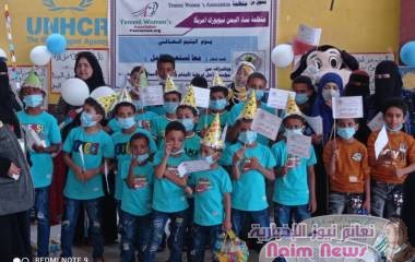 عدن/ مؤسسة امل لرعاية الايتام والفقراء     تحتفل اليوم العالمي اليتم 