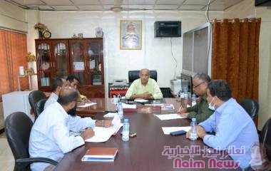 عدن/اجتماع موسع برئاسة منيعم يناقش تنظيم الاستعدادا لقدوم شهر رمضان