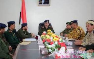 حيدان يطلع على الاوضاع الأمنية في مارب والبيضاء  