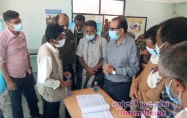 وزير الصحة يشيد بتعافي القطاع الصحي بشبوة. 