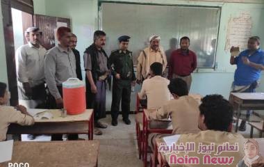 الفاطمي وباعوضه يدشنان امتحانات الثانوية العامة بمديريتي بيحان وميفعة. 