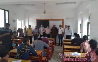 _تدشين امتحانات انها المرحلة الثانوية بعدد من مراكز الامتحانات في مديرية نصاب_*