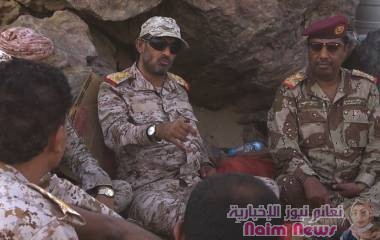 رئيس هيئة الأركان يتفقد سير العمليات القتالية بمحافظة الجوف
