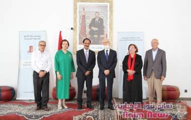 *السفير الاصبحي يلتقي مدير البلاط الملكي رئيس جمعية رباط الفتح بالمغرب*